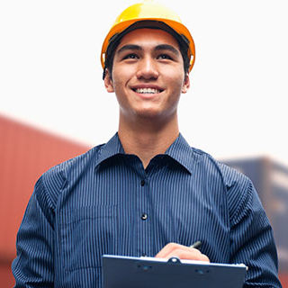 Inszone Insurance Cargo Page Banner - Man Wearing Safety Hat