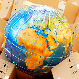 Globe and Boxes - Lead Image for Distributors Page