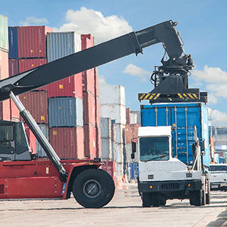 Inszone Insurance Inland Marine – Tools & Equipment (Contractors Equipment) Page Banner - Trucks Moving Storage Containers