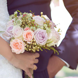 Newly-Wed Couple Standing - Lead Image for Weddings Page