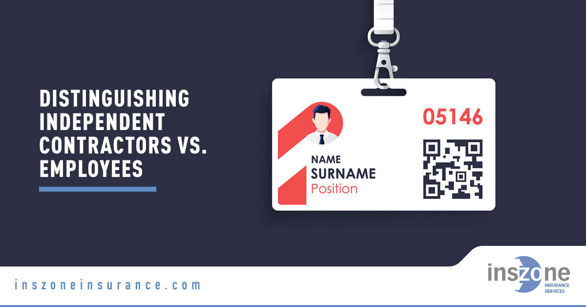 Identification Card Graphic - Banner Image for Distinguishing Independent Contractors Vs. Employees Blog