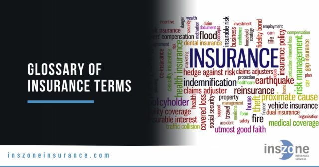 Glossary of Insurance Terms